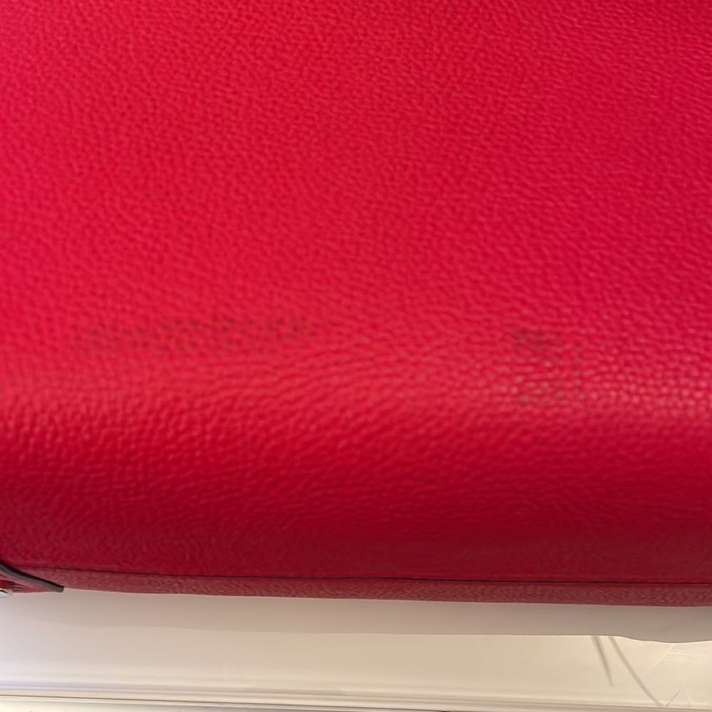 Michael Kors red Mercer hand bag purse satchel - Picture 6 of 12